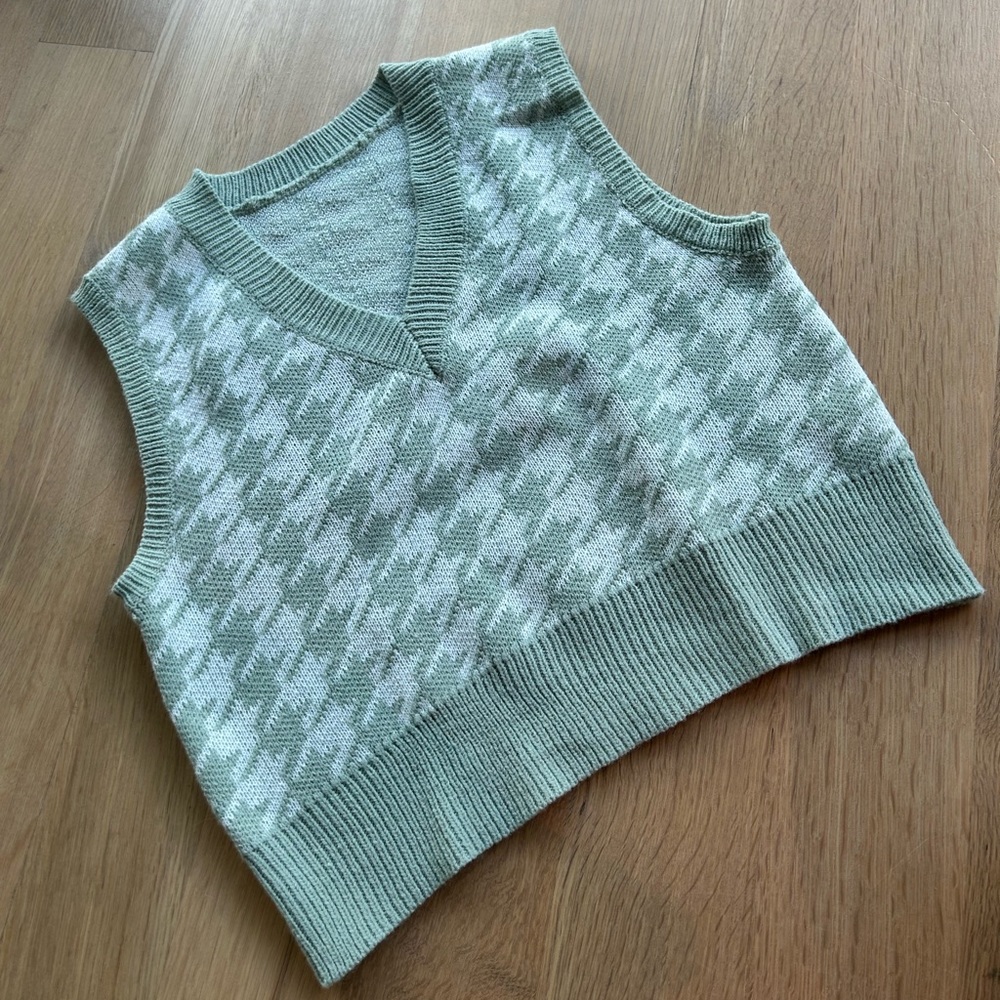 Green Sweater Vest